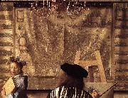 VERMEER VAN DELFT, Jan The Art of Painting (detail) est china oil painting reproduction